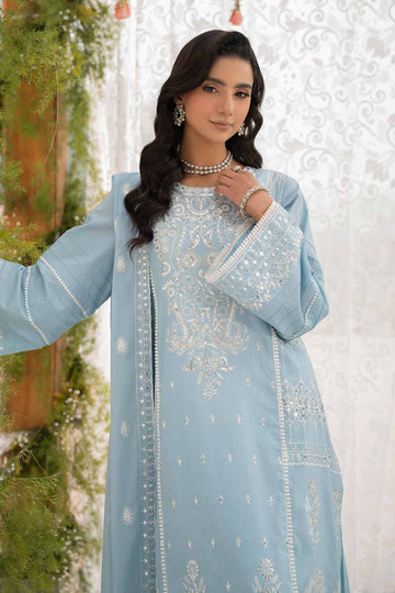 Nishat Linen 3 Piece - Dyed Embroidered Suit - 42501347 Online Shopping